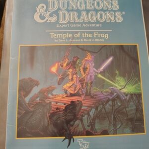 Vintage Dungeons & Dragons Temple of the Frog Adventure Module